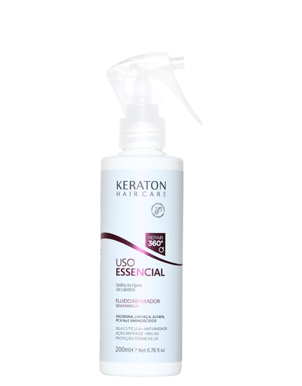 Leave-in Fluido Reparador Keraton Uso Essencial