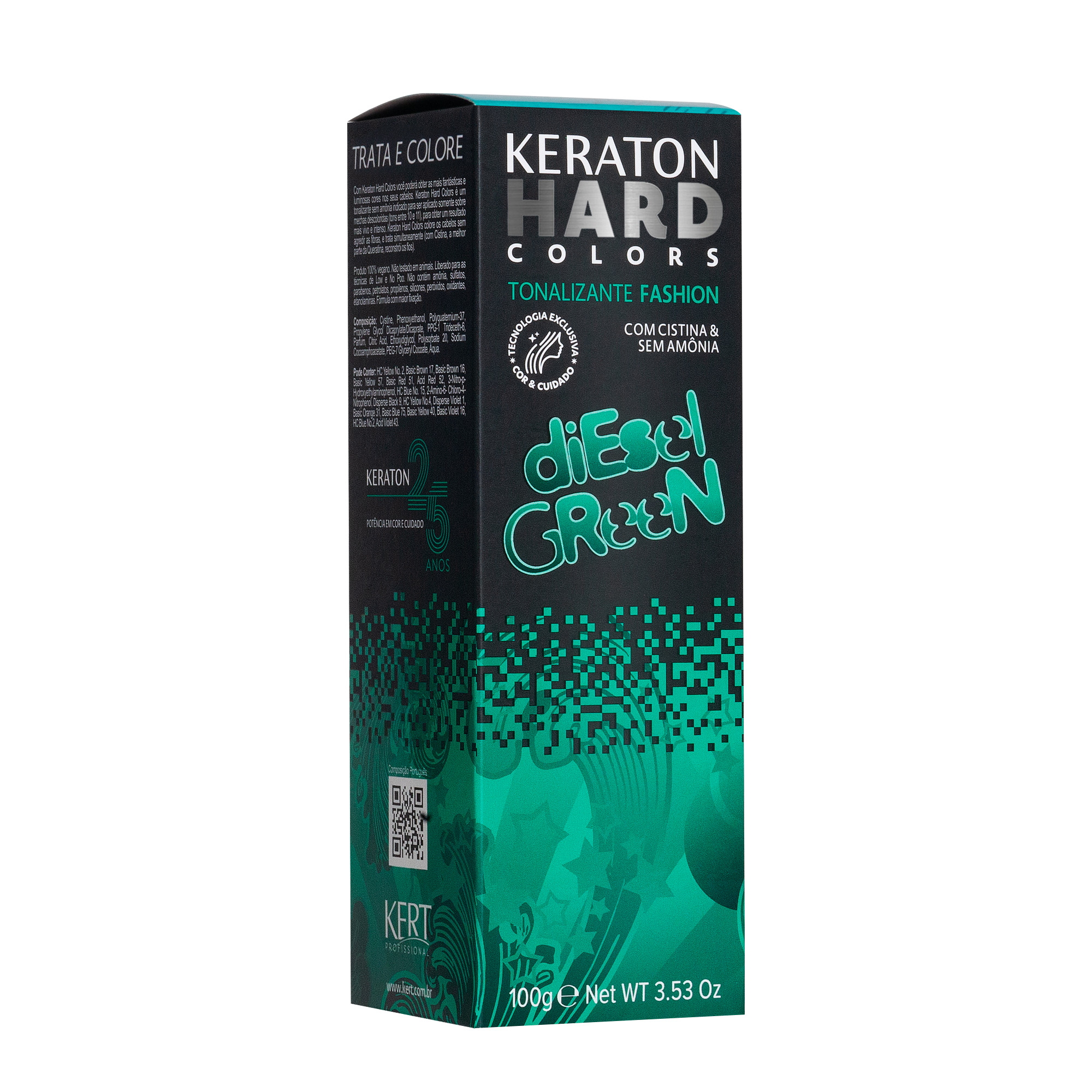 Keraton Tonalizante Hard Colors 100G - Diesel Green