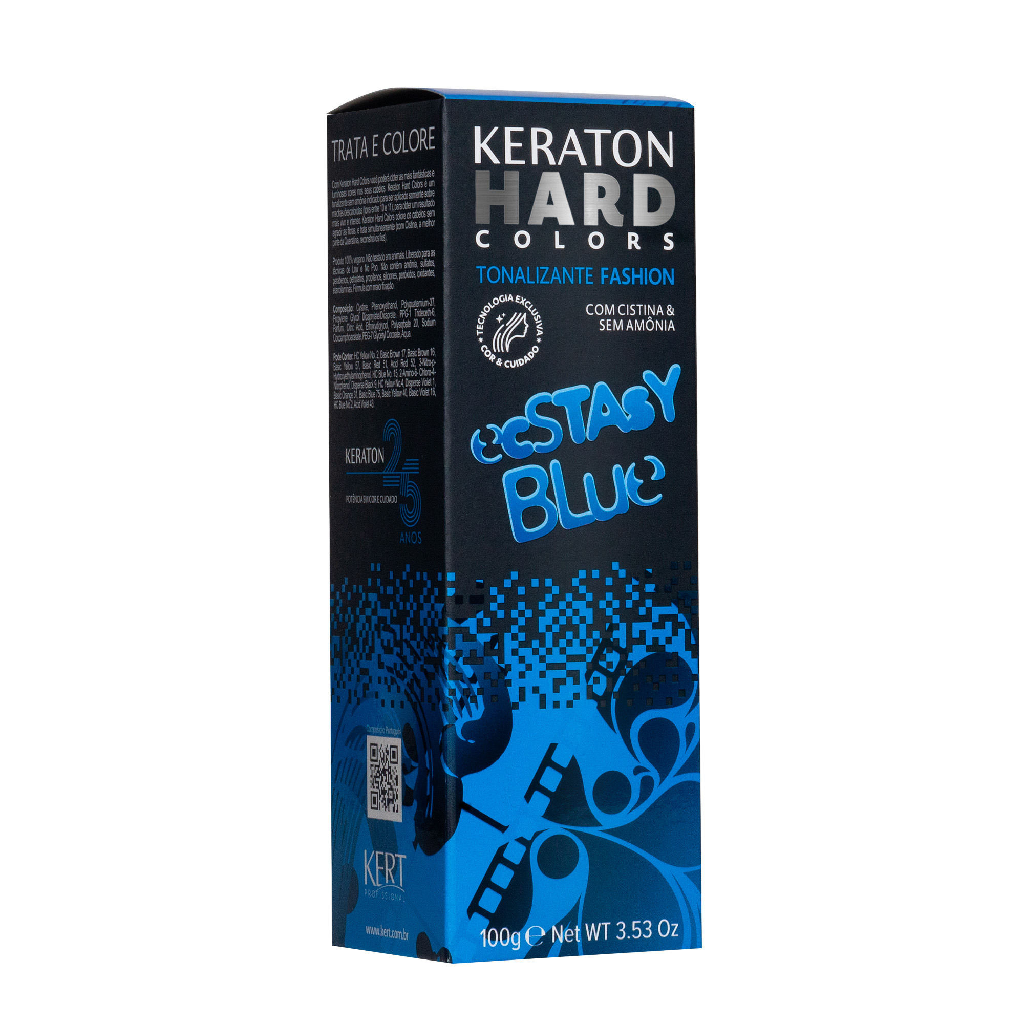Keraton Tonalizante Hard Colors 100G - Ecstasy Blue