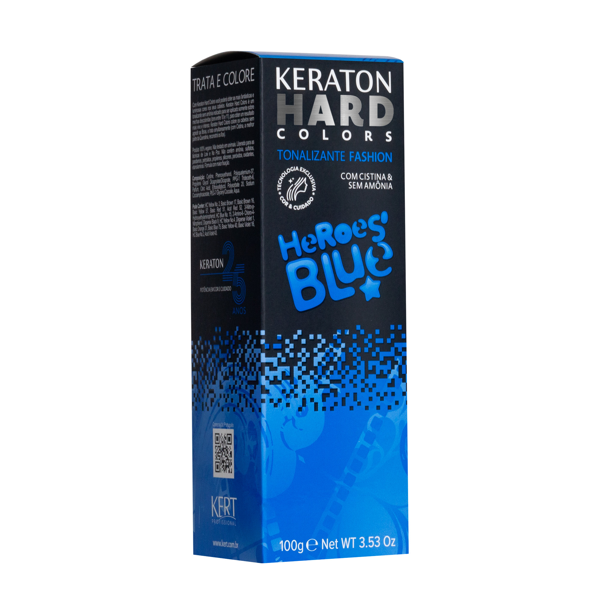 Keraton Tonalizante Hard Colors 100G - Heroes Blue