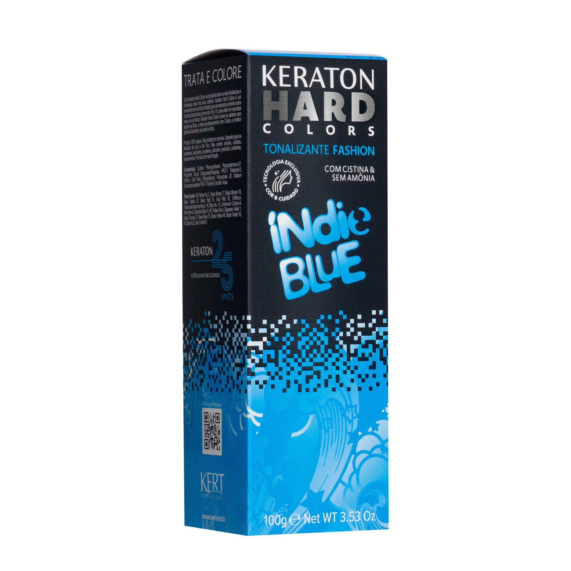 Keraton Tonalizante Hard Colors 100G - Indie Blue