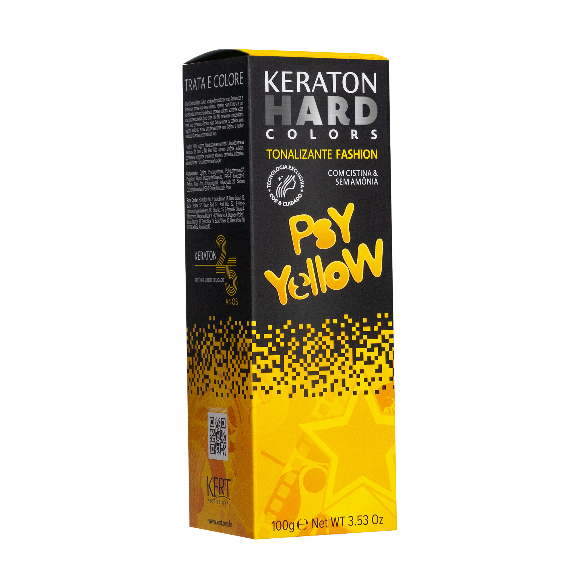 Keraton Tonalizante Hard Colors 100G - Psy Yellow