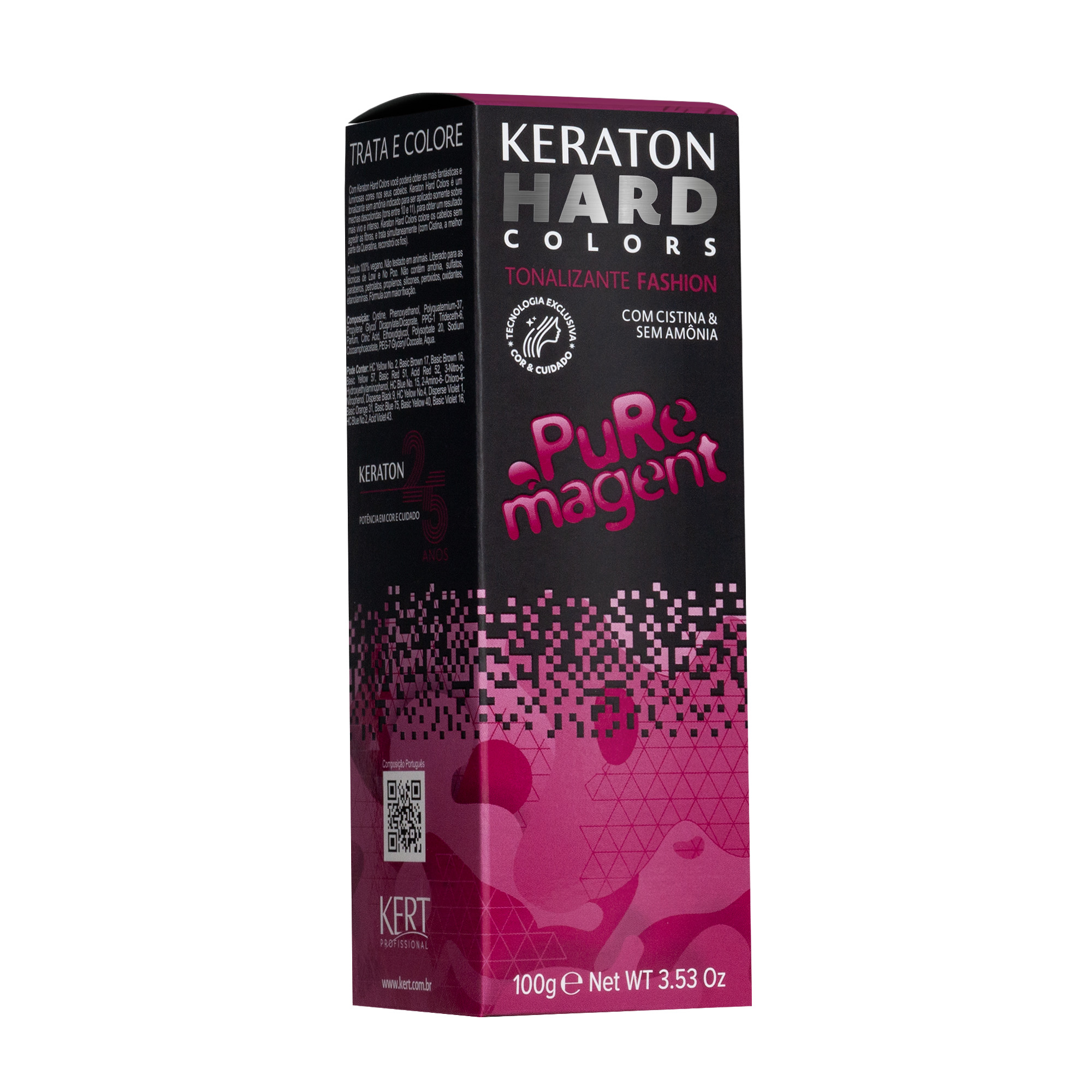 Keraton Tonalizante Hard Colors 100G - Pure Magent