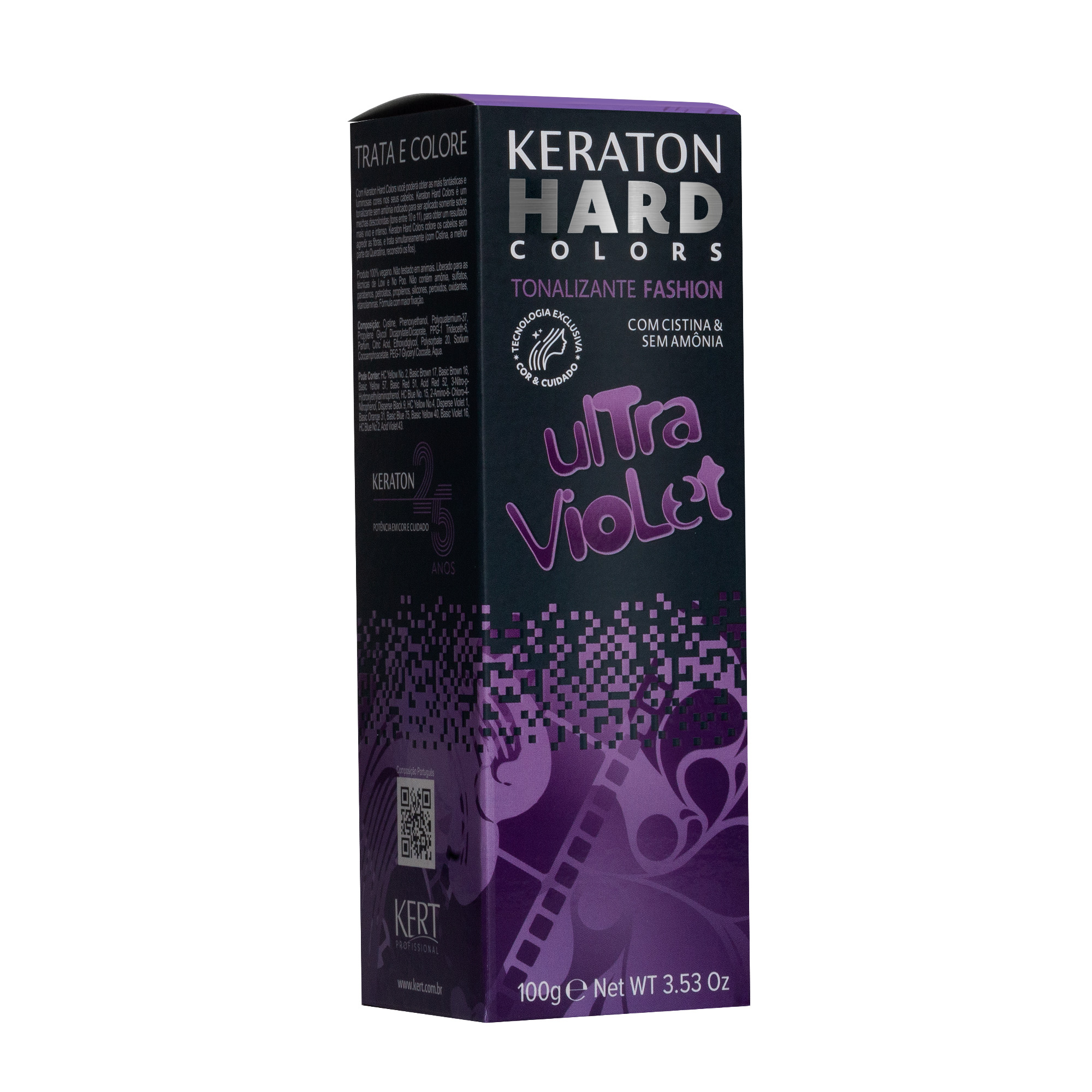 Keraton Tonalizante Hard Colors 100G - Ultra Violet