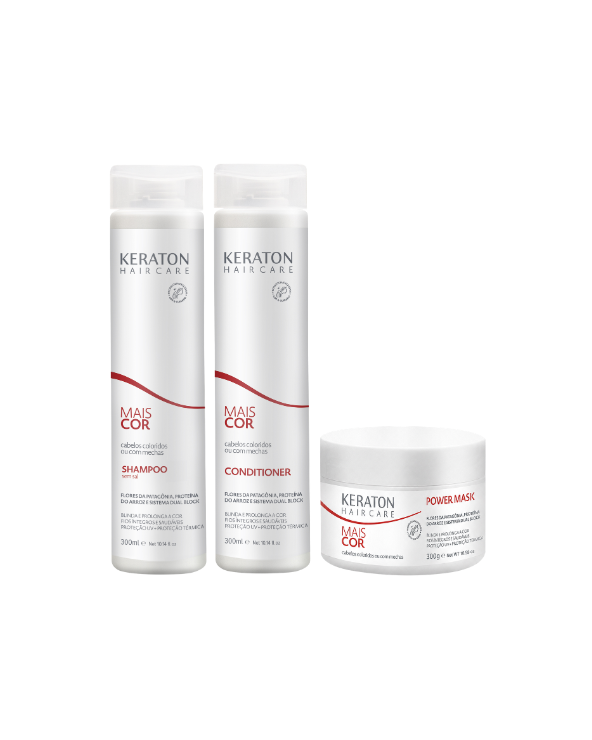 Kit Keraton Hair Care Mais Cor