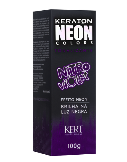 Keraton Tonalizante Neon Colors 100G - Nitro Violet